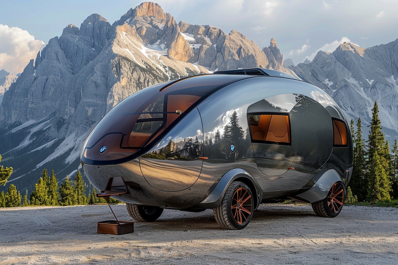 BMW dévoile un concept de caravane en toile innovant et ultra-moderne