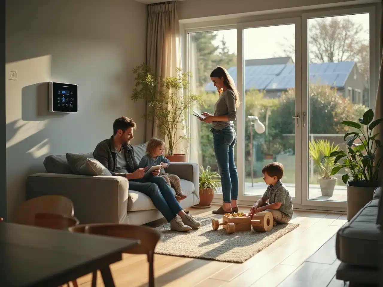 Photo domotique-knx-maison-connectee-confort-sobriete