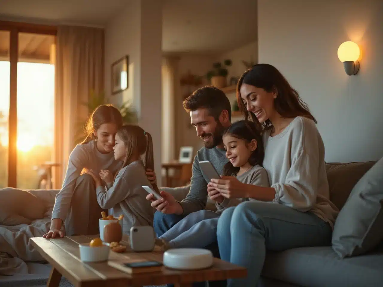 Photo domotique-maison-intelligence-connectee-simplifie-gestes