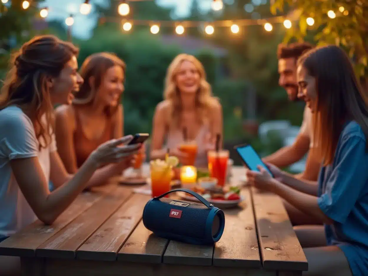 Photo enceinte-exterieure-bluetooth-performance-audio