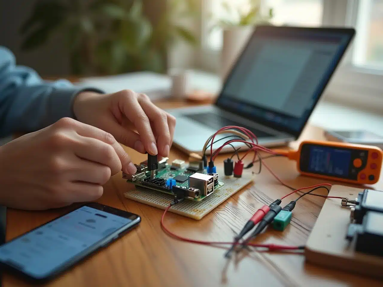 Photo raspberry-pi-pico-w-iot-domotique