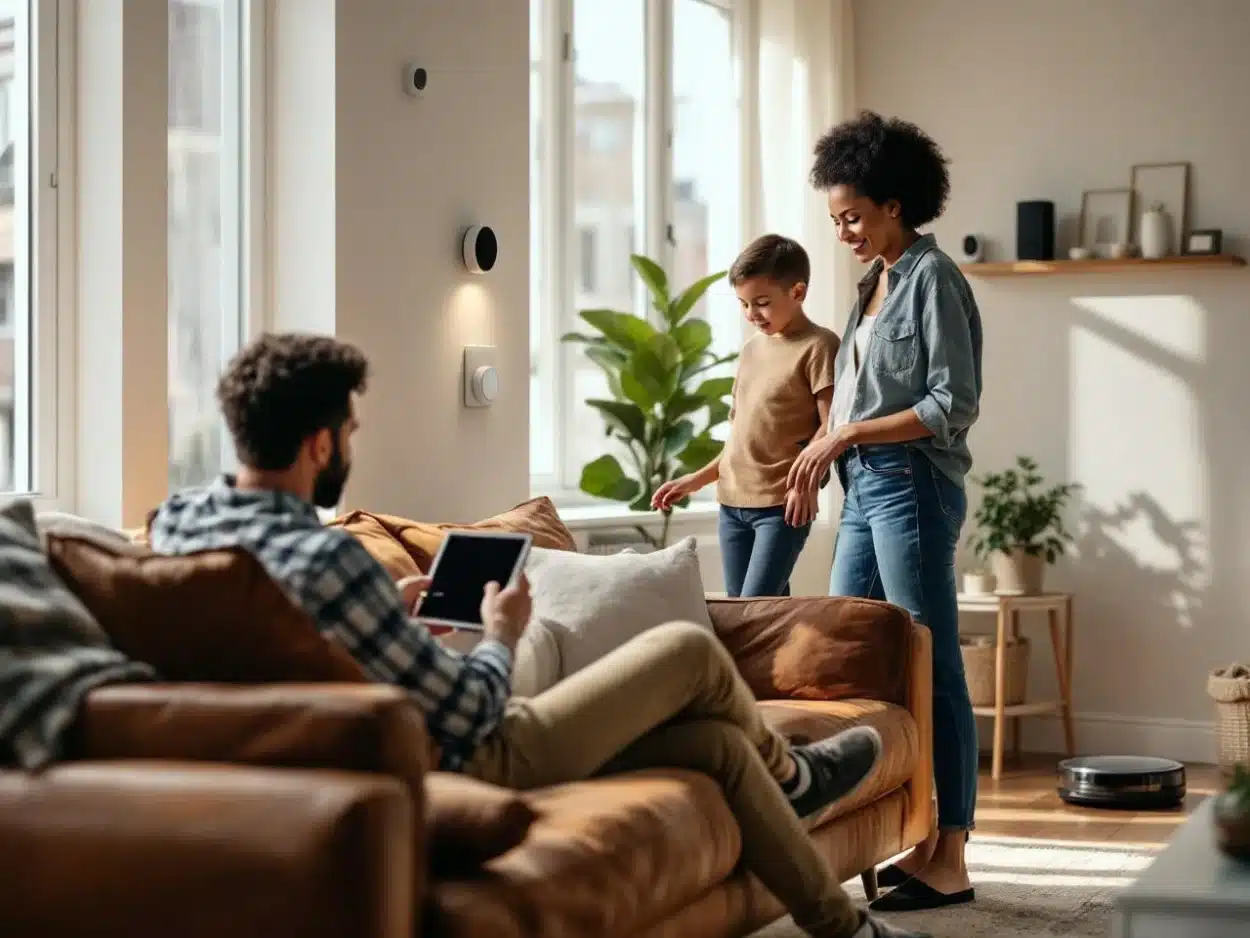 Photo domotique-equipements-maison-connectee