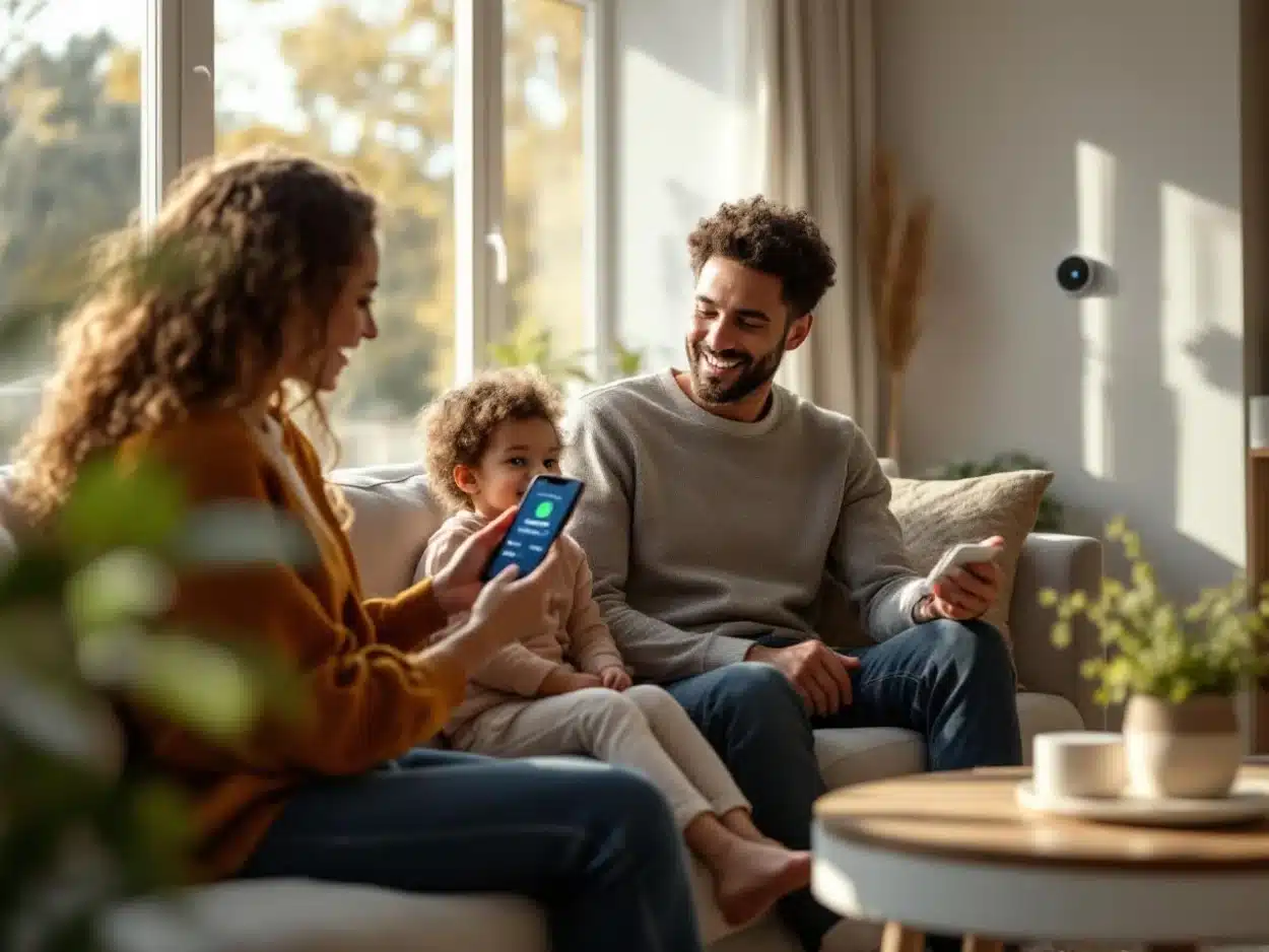 Photo domotique-maison-connectee