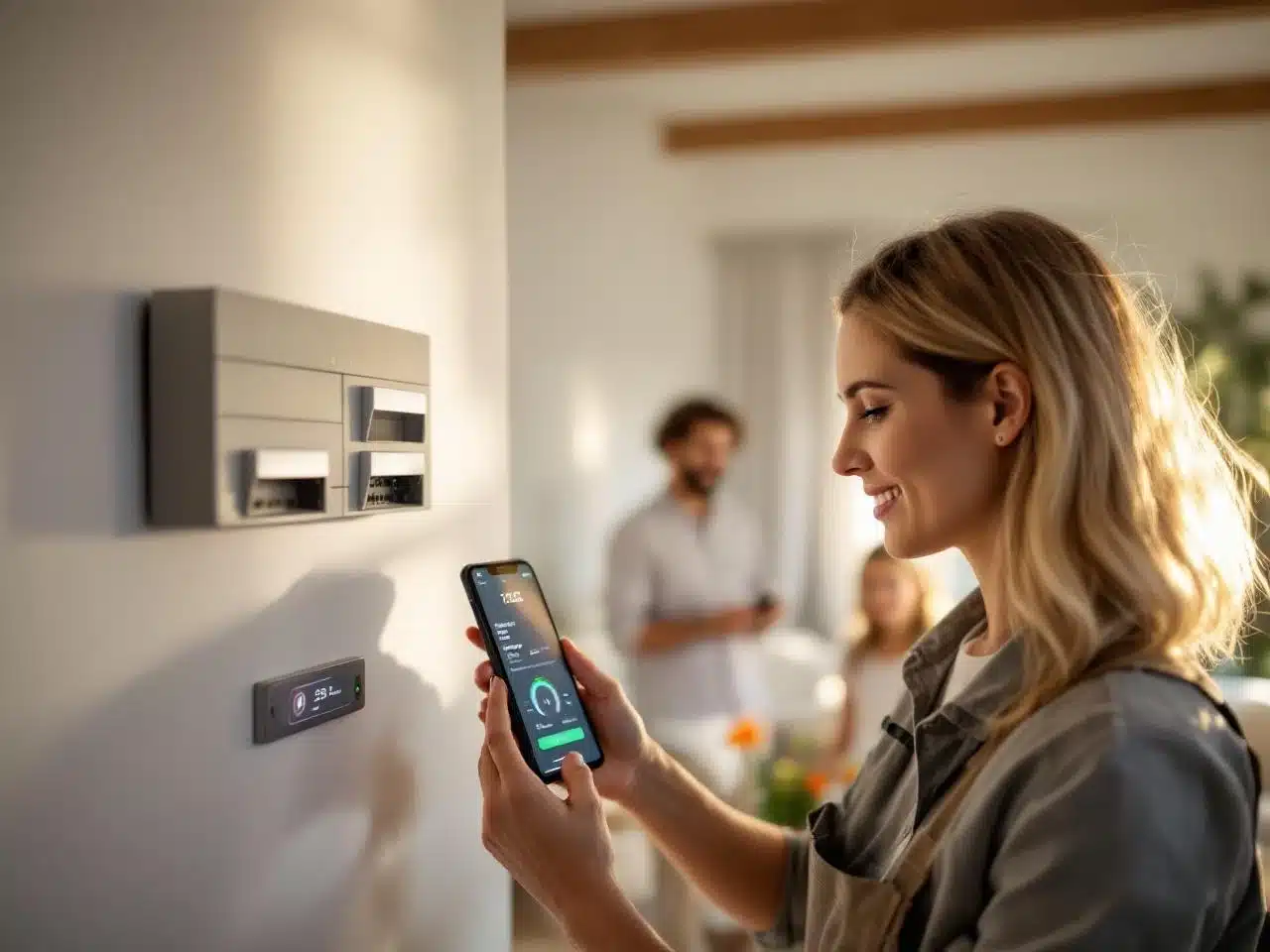 Photo domotique-tableau-electrique-maison-connectee