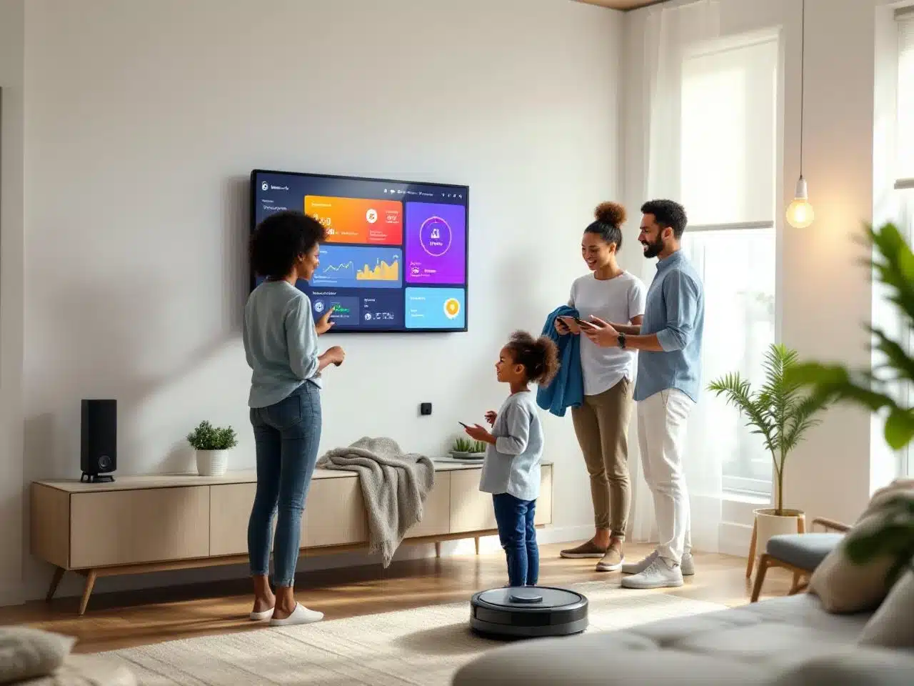 Photo ecran-connecte-maison-domotique