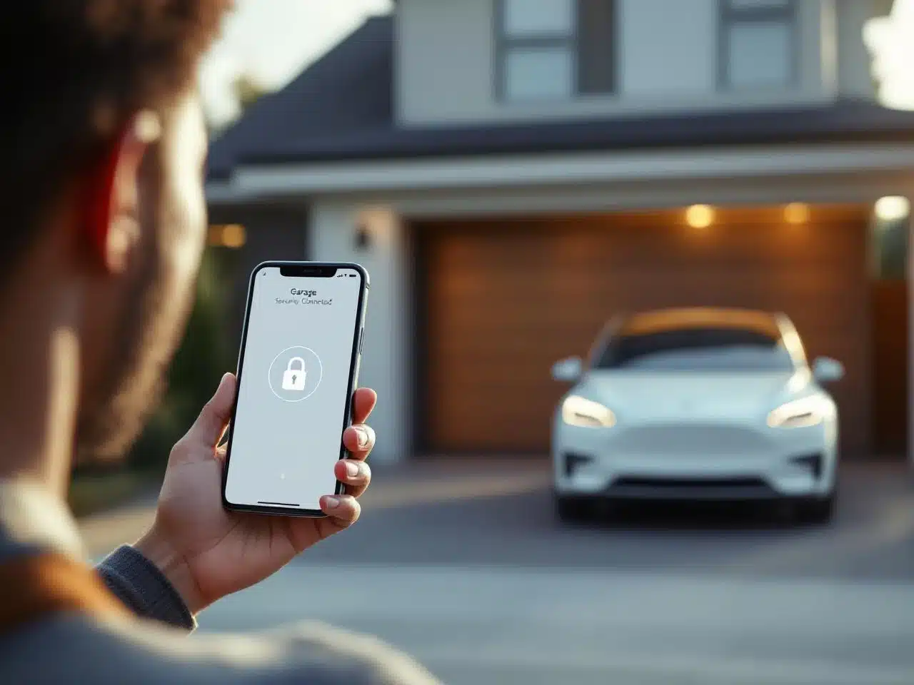 Photo porte-garage-connectee-securite