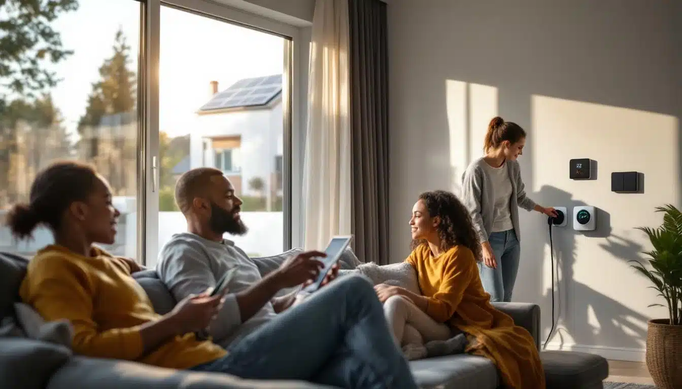 Photo domotique-maison-connectee