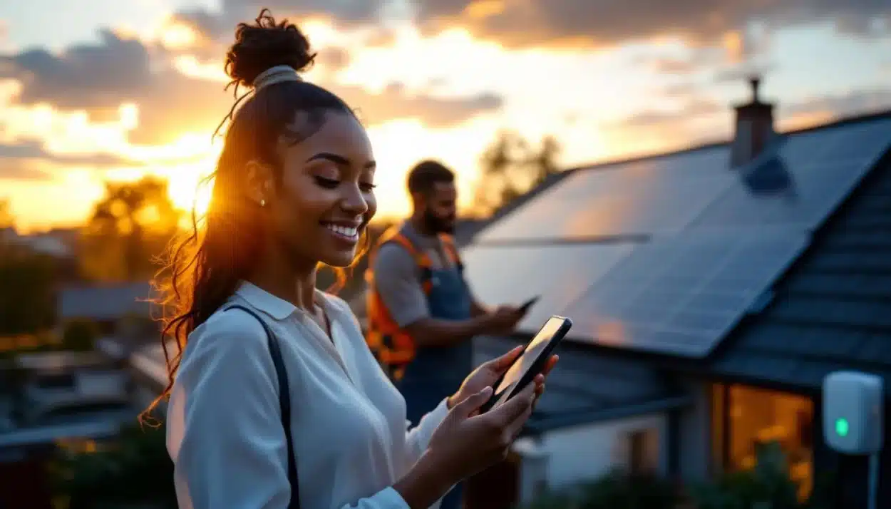 Photo panneau-solaire-domotique-maison-connectee