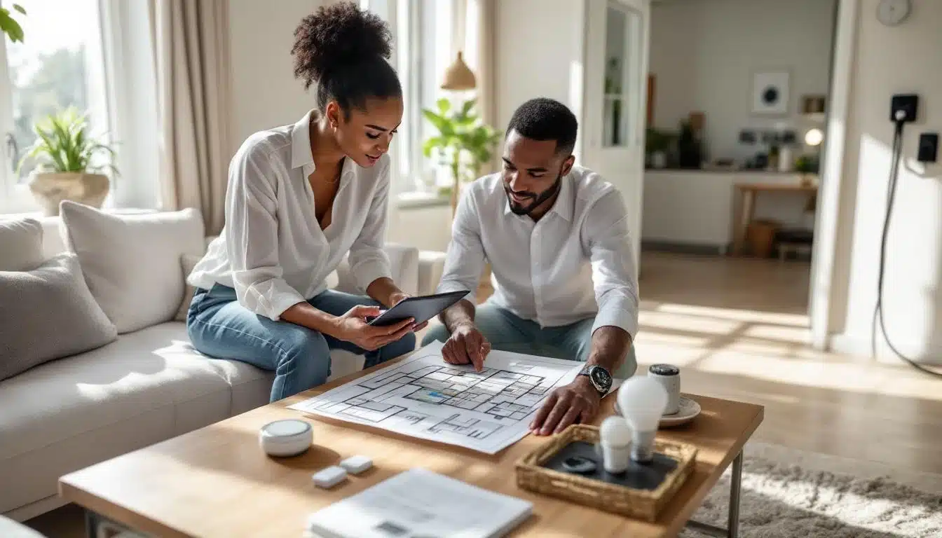 Photo schema-domotique-maison-connectee