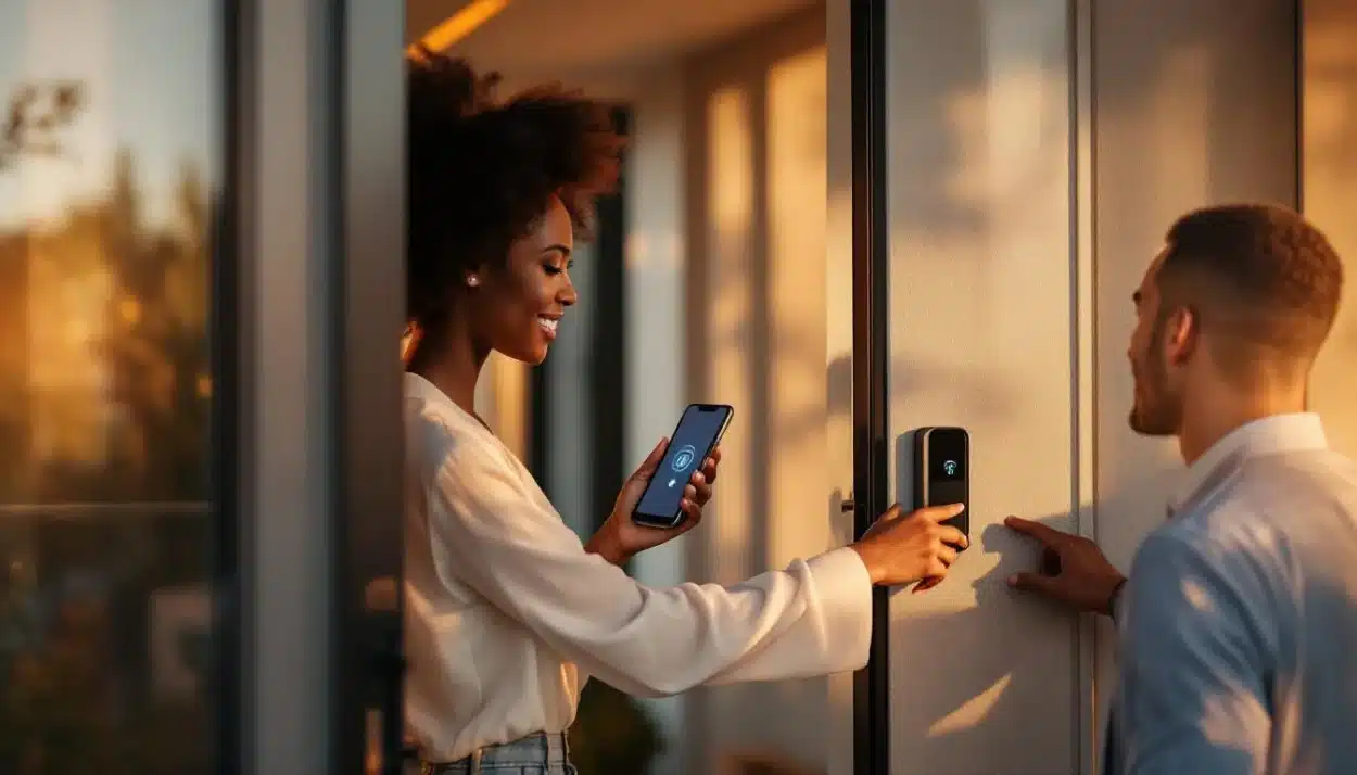 Photo securisation-maison-serrures-connectees